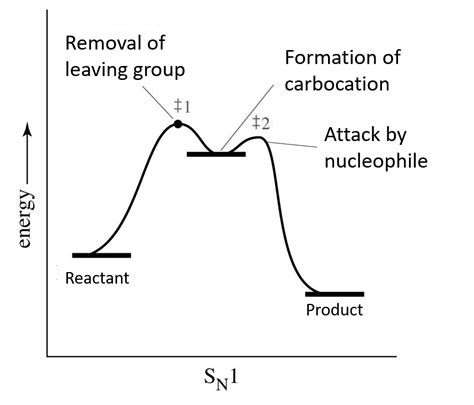 energy diagram for sn1|8.2. Physical chemistry for SN2 and SN1 reactions.